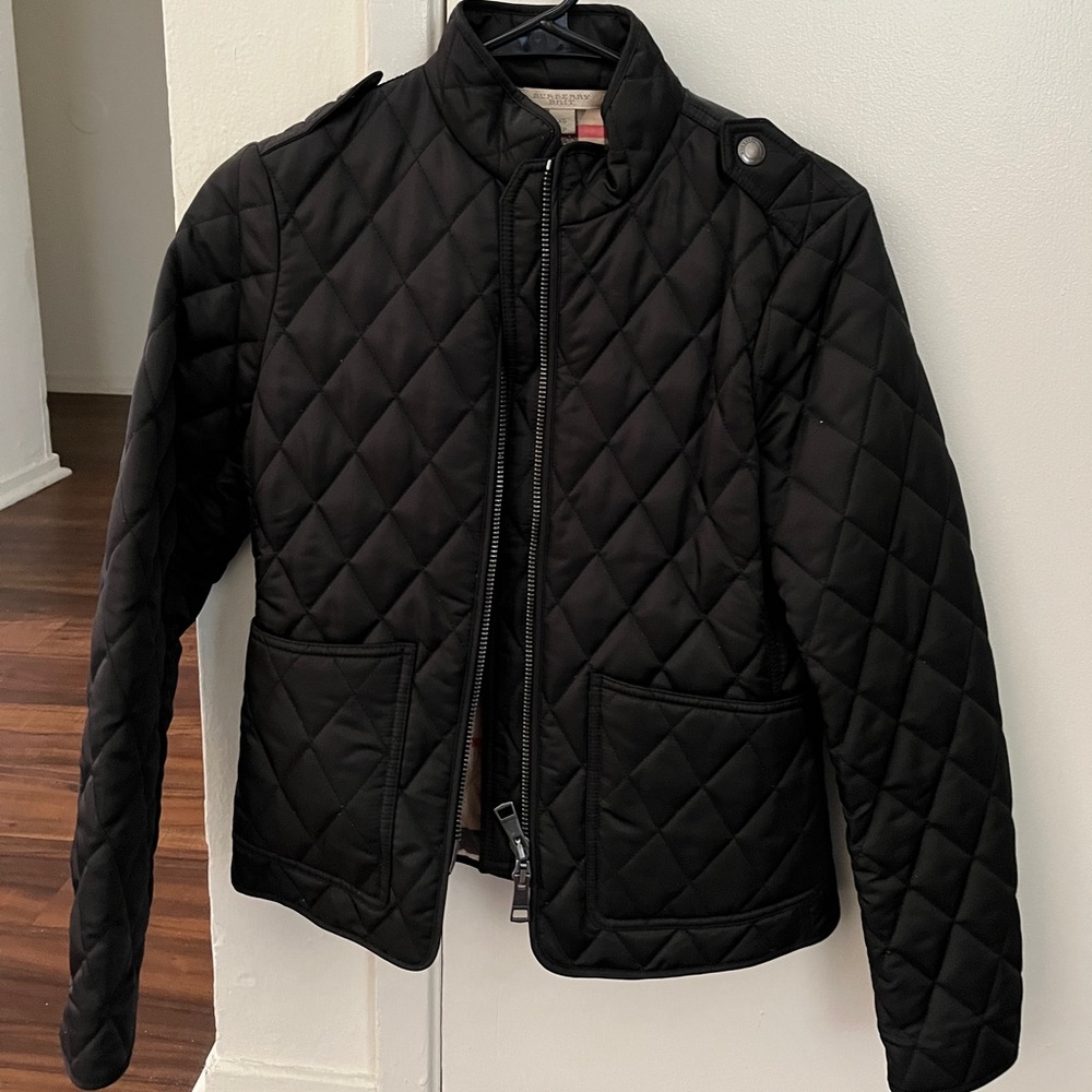 Burberry Quilted Black Jacket